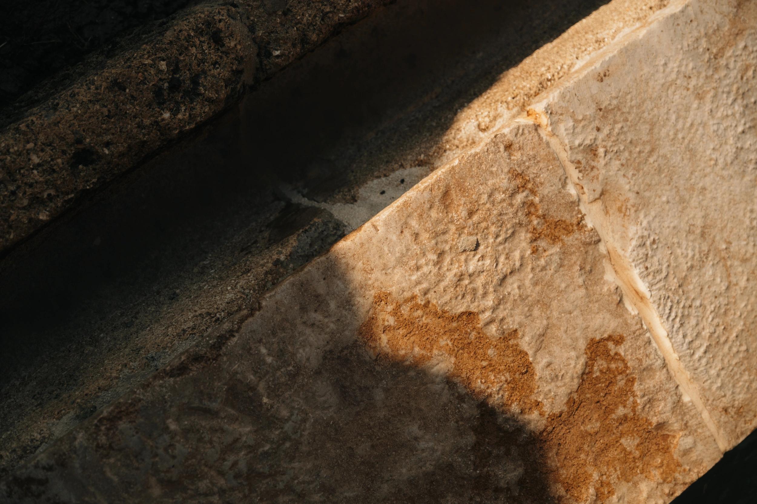 Mur en pierre aux Oliviers de Palombaggia en Corse-du-Sud.